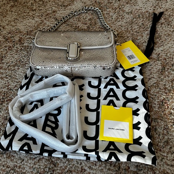 Marc Jacobs The Sequin J Marc Mini 3 Way bag - Picture 1 of 12